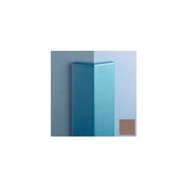 Pawling Surface Mounted Corner Guard135Deg, 3'' Wings, 4'H W/Caps, Caf Au Lait CG-135-4-694 - main